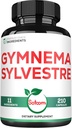 1000 mg Gymnema Sylvestre Supplements - 210 Capsules - Gymnema Extract 20:1 with Berberine HCl, Quercetin & More - Immune, Digestive Health & Body Management