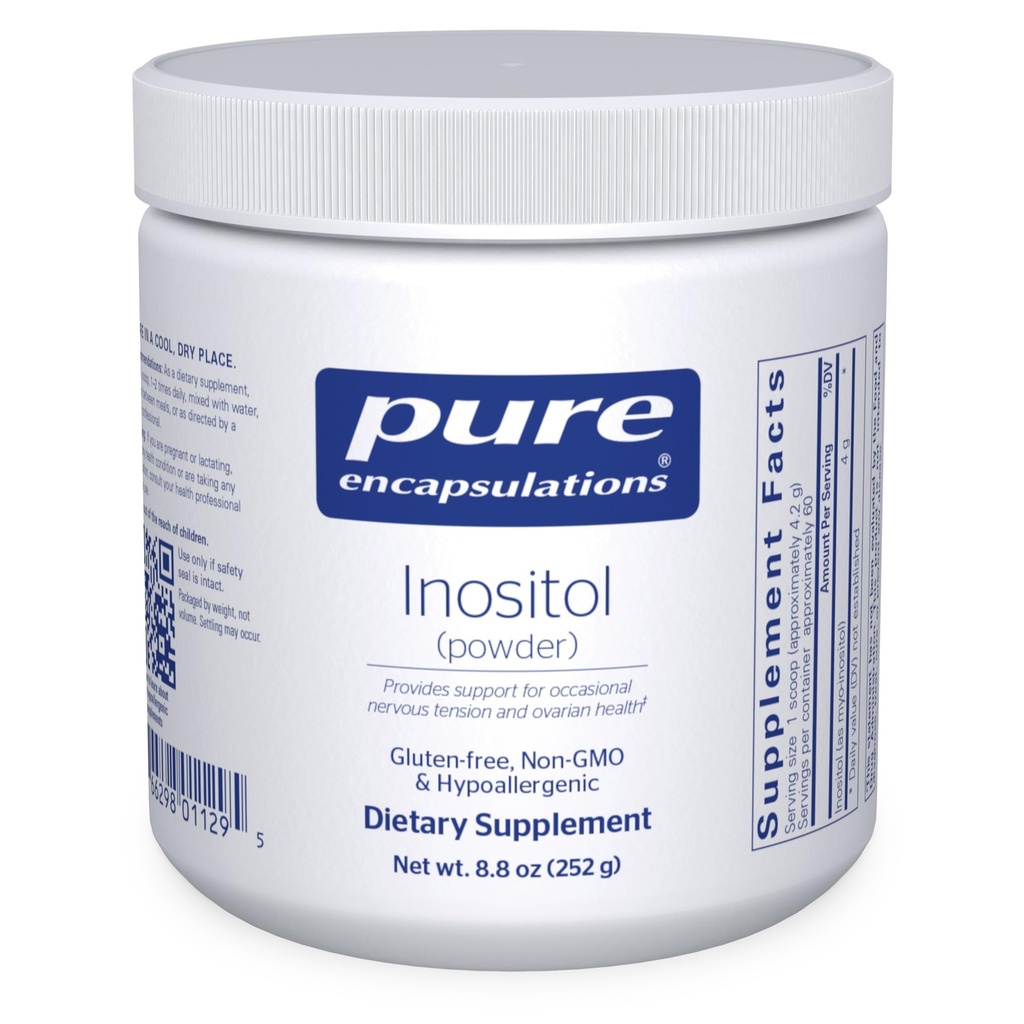 Saf Encapsulations Inositol (Powder) - Energy, Nervous System & Ovarian Function* - with Myo-Inositol - 8.8 Ey