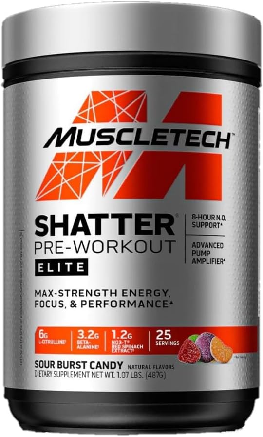 Προ προπόνησης σε σκόνη μυώνTech Shatter Pre-Workout σε σκόνη για άνδρες και γυναίκες PreWorkout ενέργειας σε σκόνη μείγμα Sports Διατροφής Προϊόντα προ-Γυμνασίας Ουράνιο τόξο καραμέλα (20 υπηρεσίες)
