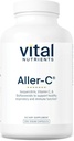 Vital Nutrients Aller-C | Vegan Respiratory and Sinus Function Support*| Isoquercitrin, Bromelain, Bioflavonoyaks, & Vitamin C | Gluten, Dairy, Soy Free Supplement | 200 Capsules