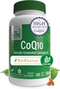 Sağlık Thru Beslenme CoQ-10 100mg ile BioPerine 60 Softgels | Yüksek Aborpsiyon Doğal Fermented USP Grade Coenzyme Q10 Supplement | 3rd Parti Test Edildi | Kalp Sağlığı ve Enerji Desteği