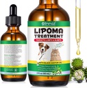 Lipoma Θεραπείες Στόχοι Φρουρά για τα σκυλιά Lumps και Bumps 2 fl.oz, Lipoma Θεραπεία για τους σκύλους Γάτες, Μαλακό Λιπαρά Lumps & Bumps, Castor Oil για τα κατοικίδια, Συμπληρώματα Lipoma Μείωση, ανοσοποιητική υποστήριξη