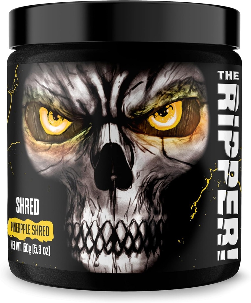JNX SPORTS The Ripper! Termogenik Fat Burner - Pineapple DJed 30 Hizmetler | Gelişmiş Hızlı Termogenic Pre-Workout, Appetite Suppressant for Men & Women