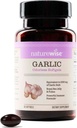 NatureWise Odorless Garlic Pills - με Royal Bee Jelly & Pollen - Βότανο συμπλήρωμα για την υγεία της καρδιάς + ανοσοποιητικό σύστημα + Αντιοξειδωτικά - Χωρίς γλουτένη, μη ΓΤΟ - 60 Softgels [2-Month Supply]