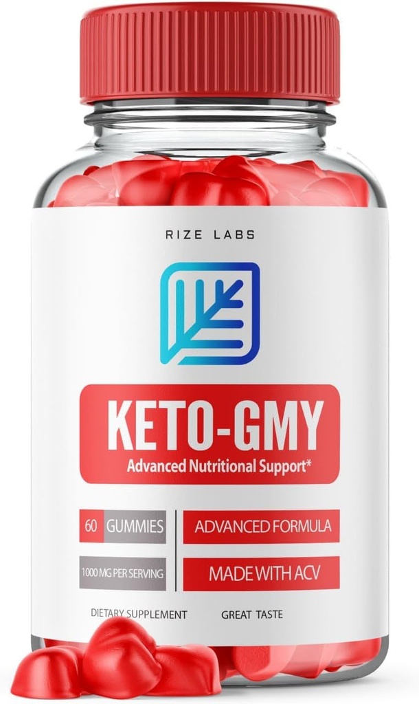 rize εργαστήρια - Keto-GMY Gummies για απώλεια βάρους, Σύνθετη διατροφική υποστήριξη Gummies, Βοηθά στη μείωση του λίπους κοιλιάς, Vegan (60 Gummies)