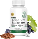 Grape Tohumu %93 Polyols ile 500 mg - 120:1 60.000 mg Güçlü, 60 Capsules - 2 Ay Supply - GMO & Gluten Free - Polyols Türetleri