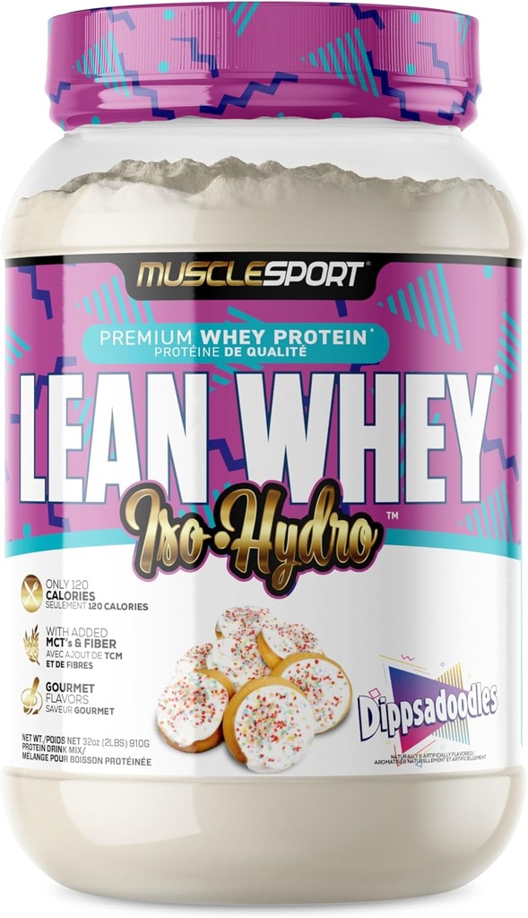 Kassport Lean Whey RevolutionTM protein Toz - Whey proteini - Low Calorie, Low Carb, Low Fat, İnanılmaz Flavors - Scoop için 25g Protein (2lb, Dippsadoodles)