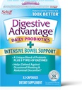 Πλεονεκτήματα IBS Probiotics για Digestive Health & Intensive Bowel Support, Probiotics για γυναίκες & άνδρες με Digestive Ένζυμα, Υποστήριξη για την περιστασιακή Bloating & Gut Health, 32ct Κάψουλες