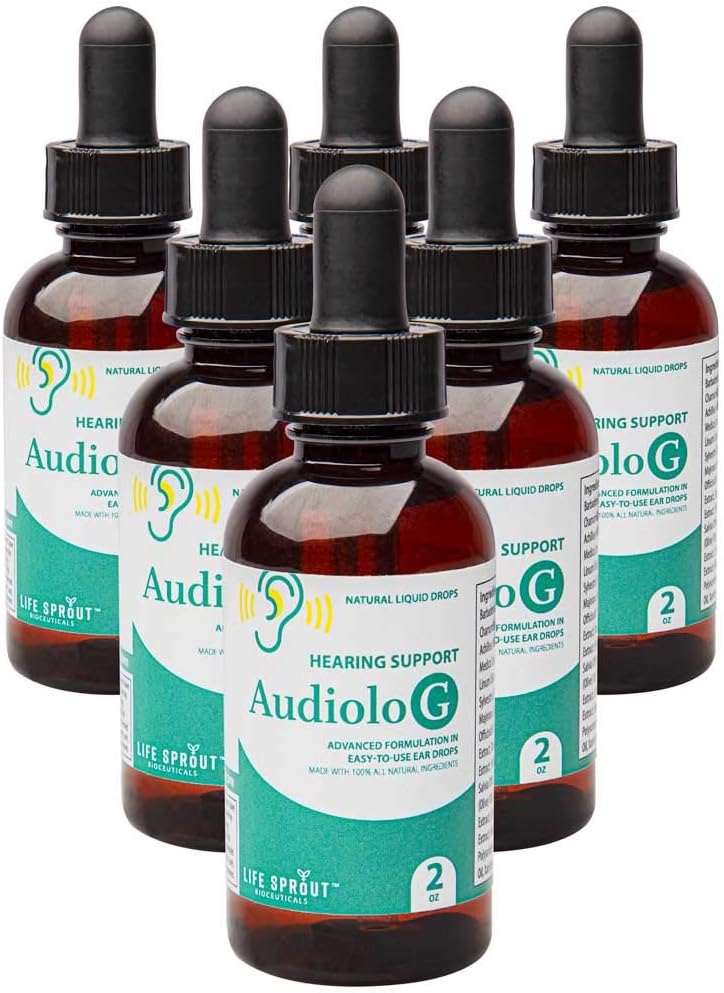 Audiolo-g Natural Ear Drops – Yeni Ters işitme kaybı Formula – Evopatik Yaşlılar, Yetişkinler ve Çocuklar için Temel Petrol