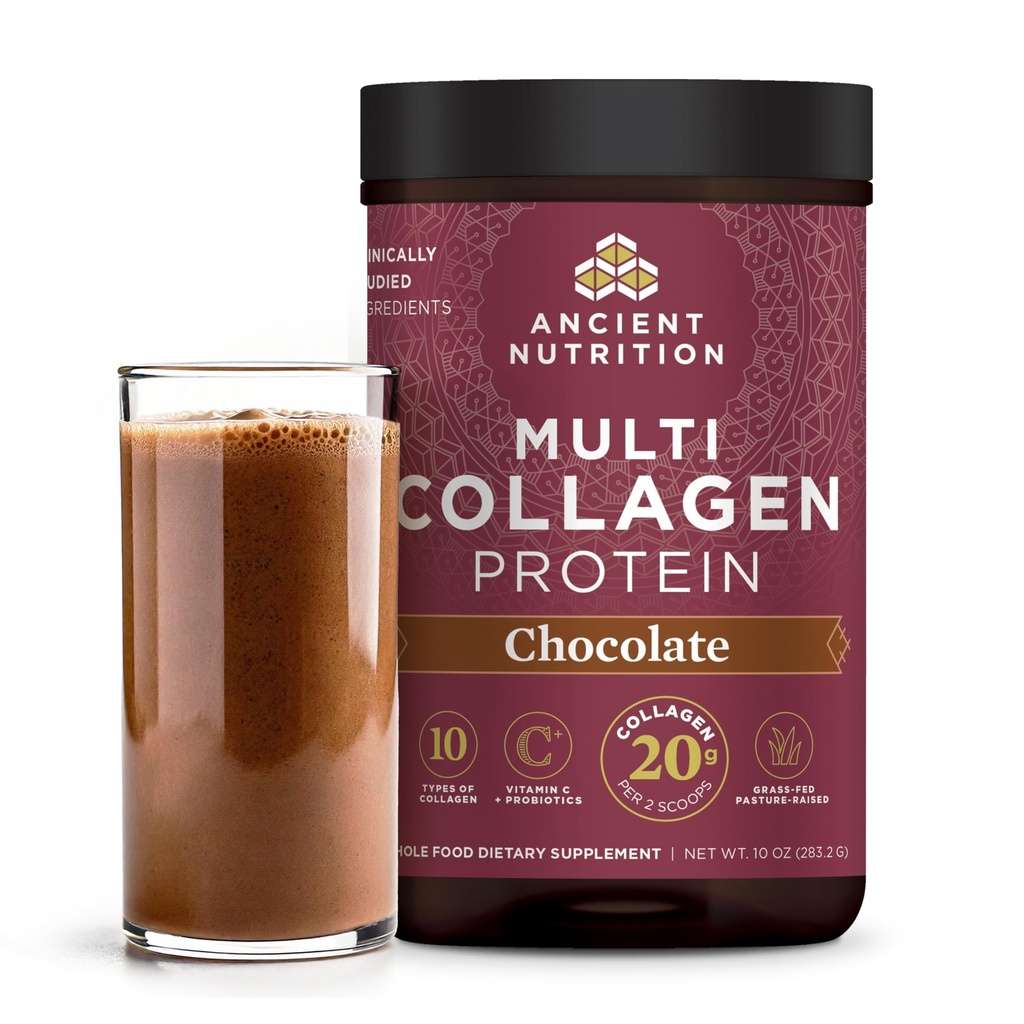 Eski Beslenme Kolajn, Toz, Multi Collagen Protein, Kadınlar ve Erkekler, C vitamini, Probiyotikler, Hydrolyzed Collagen, Supports Skin, Ortaklar, Gut Health, 24 Hizmetler