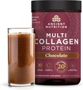 Eski Beslenme Kolajn, Toz, Multi Collagen Protein, Kadınlar ve Erkekler, C vitamini, Probiyotikler, Hydrolyzed Collagen, Supports Skin, Ortaklar, Gut Health, 24 Hizmetler