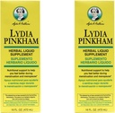 2PAK Lydia Pinkham Beslenme Desteği Sıvı 16oz şişeleri