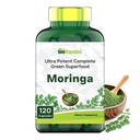 tnvitamins Moringa 120 Capsules | High Potency Moringa Leaf Extract Superfood Supplement for Energy, Vitality & Antioxidant Support