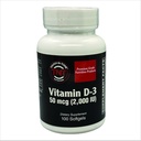 TOUGH-N-TONE Premium Grade Vitamin D-3, 2,000 IU (cholecalciferol), yüksek biyo erişilebilir bir Vitamin D Formunu, Swallow Soft Gel'e Kolay Bir Şekilde.