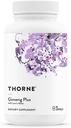 THORNE - Ginseng Plus - Υποστηρίζει Focus, Cognition, Memory & Resilience to Stress* - με Korean Red Ginseng, Lion's Mane & Greek Mountain Tea - Σόγια, Γλουτένη & Γαλακτοκομικά - 60 Κάψουλες