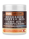 Focus & Think Instant Mushroom Coffee with Ultra Tempd Lion's Mane Mushroom Extract for Brain Boost - Gelişmiş Focus, Clarity, and Concentration - Net Wt. 70g/2.47 oz.