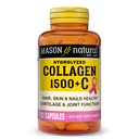 MASON NATURAL 1500 mg C vitamini, Biotin, & Food, 40 Day Supply Capsules, Saç, Cilt ve Çiçekler için Supplement.