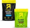 Ascent Whey + Plant Protein Tozu - Unflavored 2 lb & Chocolate 18 Servisler