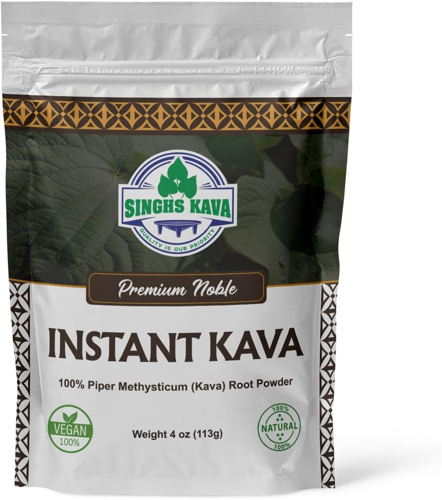 SINGHS Micronized Instant Kava Toz-Fijian Kava (4oz), 4 Ounce (Pazar 1)