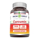 Amazing Formulas Curcumin Supplement | 700 Mg | 120 Veggie Capsules | Turmeric Root Extract | Non-GMO | Gluten Free | Made in USA