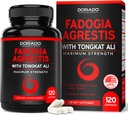 Fadogia Agrestis ve Tongkat Ali Supplement Performansı - (120 Capsules) - maksimum Güçlü - Drive, Athletic Performance & Muscle Mass - Gluten Free, Non-GMO, Vegan Capsules - USA Made