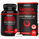 Fadogia Agrestis ve Tongkat Ali Supplement Performansı - (120 Capsules) - maksimum Güçlü - Drive, Athletic Performance & Muscle Mass - Gluten Free, Non-GMO, Vegan Capsules - USA Made