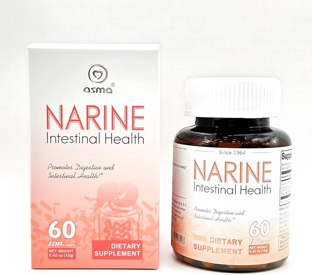 Asma Narine Intestinal Health Probiyotik Supplement 60 Capsules Lactose Free