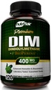 NutriFlair DIM Supplement 400mg with Bioperine, 120 Capsules - Diindolylmethane - Estrogen Metabolism Support & Hormon Balance, Menopause, Ps, Acne and Skin Care for Men & Women - Karşılaştırmalı 300 mg