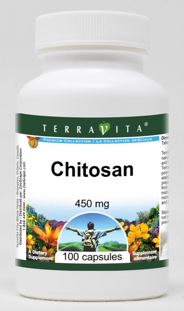 Chitosan - 450 mg (100 κάψουλες, ZIN: 51716)