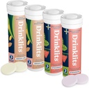 Ποτά Ginger-Lime Hydration Electrolytes & Strawberry Immune Support Tablets (4) Tube Combo Pack 