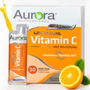 Aurora Nutrascience Micro-Pack Liposomal Vitamin C, Immune Support, 1000 mg Per Service, Gluten Free, Non-GMO, 30 Single Serve Packets, 21.7 oz