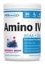 PE Science Platinum IV BCAA & EAA Toz, Essential Amino Asits, Taurine, Hydration ve Muscle Recovery için Electrolytes, Men & Women, Post Workout - Raspberry Grape - 30 Hizmet