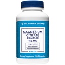 Dükkan Vitamin Magnezyum Citrate Kompleksi 160MG, Mineral Supplement That Supports Bones, Teeth & Energy Production (300 Capsules)