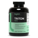 LEGION Triton Fish Oil Capsules - Triple Strength Omega 3 Essential Fatty Asits with Vitamin E & Lemon Oil for maximum Abxia, Freshness & Supreme - 2400 mg EPA & DHA Per Service, 30 Svgs