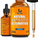 Drops'taki Kediler için Antibiyotikler – Cat Respiratory Enfeksiyon Tedavisi: Soğuk, Cough ve Allergies – Cat UTI Treatment with Turkey Flavor – May Support Hips & Commons – Proper for All Ages & Breeds – 2 Oz