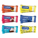 LUNA Bar - Çeşitli Paket - 6 Flavors - Snack Bars - Non-GMO - Gluten-Free protein Bars - Organik Oats (12 Pack) ile Made with Organic Oats (12 Pack)