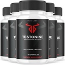 Laboratuvarlar (5 Pack) Testonine Male Supplement, Testonine Capsules for Men, Testonine maximum Strength Formula, Testonine All- Natural Pill for Muscle Power, Testonine İncelemeleri (300 Capsules)