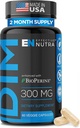 EFFECTIVE NUTRA Dim Supplement 300mg with BioPerine - Ekstra Kuvvetli Estrogen Blocker for Men & Women - Hormon & Metabolism Support - 2 Ay Supply