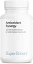 Supersmart - AntiOxidant Synergy - Tumeric Curcumin & Alfa Lipoic Acid | Non-GMO & Gluten Free - 60 Vegetarian Capsules