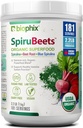 Biyophix Organik SpiruBeets 2.2 lbs Sprirulina - Beet Root - Protein-Rich Nutrient-Dense Superfood Toz - Nitrik Membranta Zengin