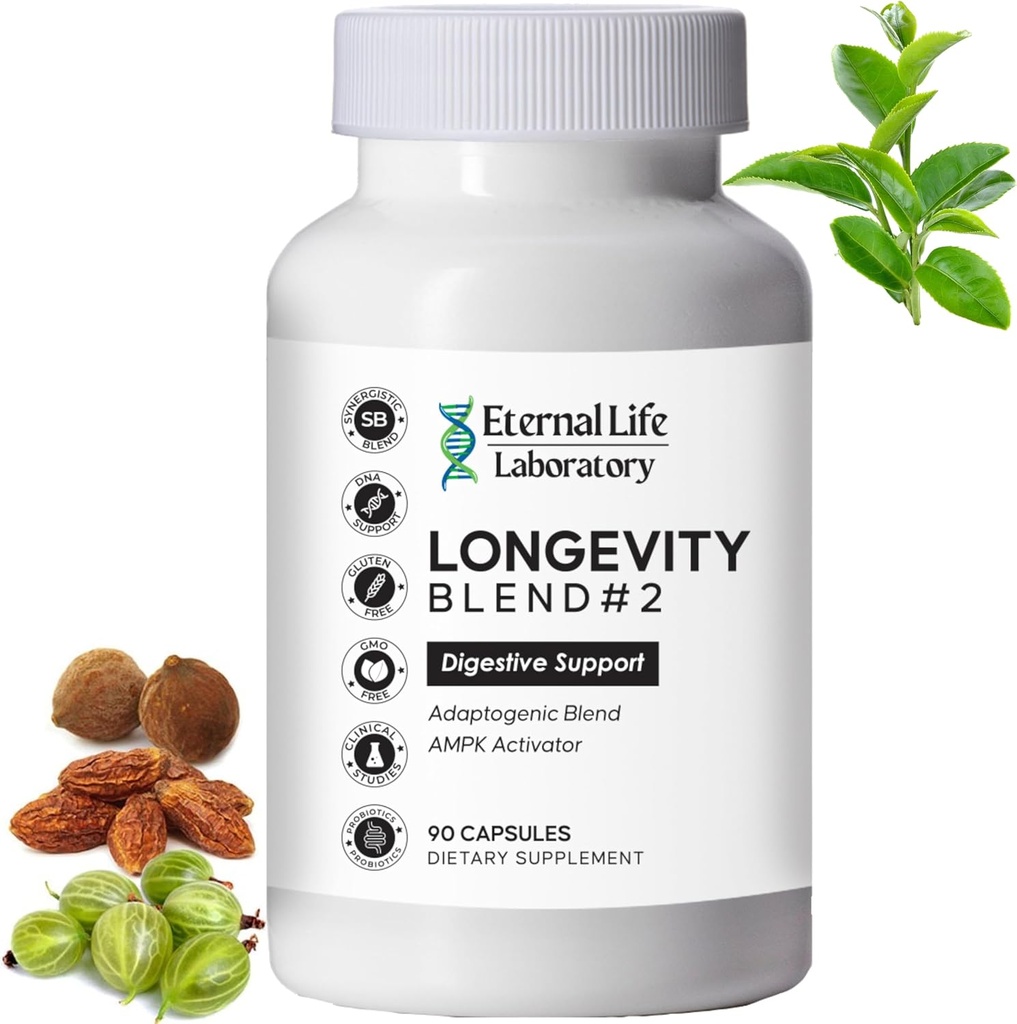 Probiotics for Women and Men, Daily Probiotic Supplement Probiotics and Triphala, Green Tea Extract - Anti-Aging Gut Health Optimizer - Intestinal, Colon & Digestive Health - 90 Capsules