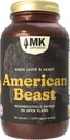 MK Supplements American Beast, Bison Organ Supplement for Athletes, Supports Strength, Endurance & Recovery, Freeze-Dried, Non-GMO, Bison Liver & Bison Heart, 30 Hizmet (3.000 mg)