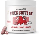 Legendairy Milk Girl’s Gotta GoTM - Συμπλήρωμα υποστήριξης UTI - Ουρολογική Φυλλαδική Υγεία για τις γυναίκες - UTI Ανακούφιση για τις γυναίκες με χωρίς ζάχαρη Κράνμπερι και D-Mannose, 30 υπηρεσίες