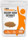 BulkSupplements.com Celery Seed Extract Toz - Celery Seed Supplement, Herbal Supplement - Vegan & Gluten Free, 1g per Service, 1 kg (2.2 lbs) (Pack of 1)