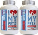 My PETS LLC pet Immune Support - Dog Immune Support - Branson - Sağlıklı PET - Tamam - Immune Dog Treats - 120 Tedaviler (2 Şişeler)