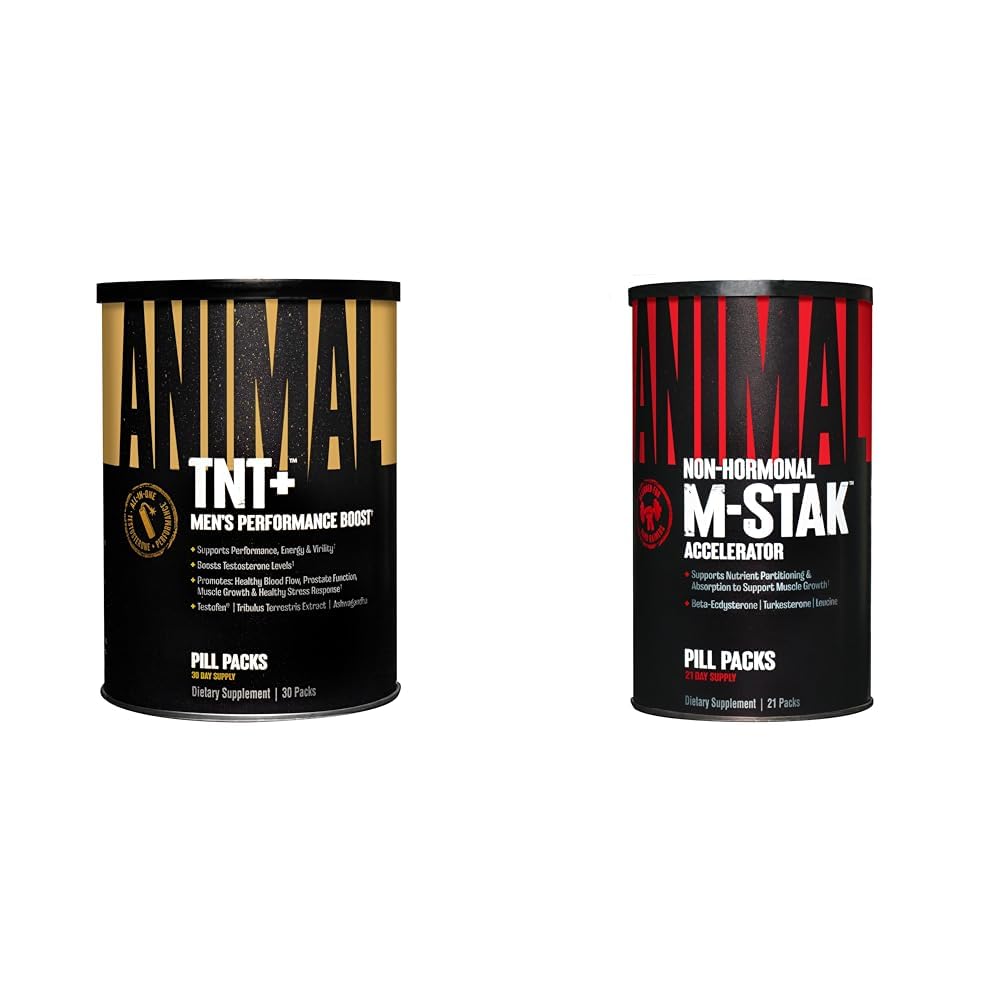Hayvan TNT+ Test ATM & M-Stak Muscle Building Stack for Men - 21 Count