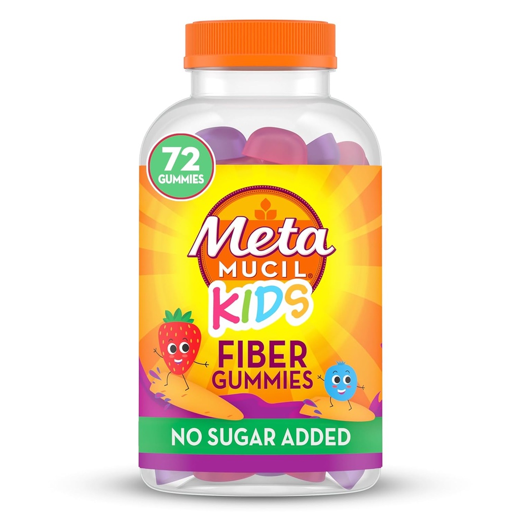 Metamucil, Metamucil Çocuklar Fiber Supplement Gummies, 72 Kont