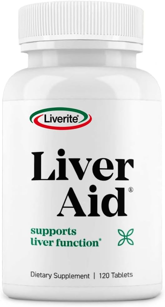 Liverite Liver Aid 120 Tablet, Sağlıklı Canlı Fonksiyonlar, Liver Aid ve Care, Enerji Seviyelerini Korumaya Yardımcıdır.