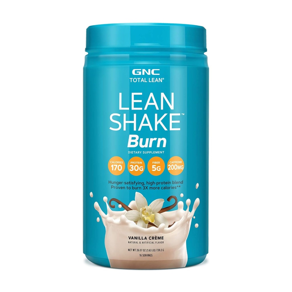 GNC Total Lean Shake Burn - Vanilla Crème (16 hizmet)