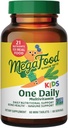 MegaFood Kids One Daily Multivitamin - Çocuklar için Uygun Mini Multivitamin - çinko, C, B & D - Vejetaryen, Gluten Free, Non GMO - 60 Tablet, 60 Hizmet